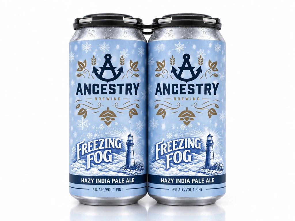 Freezing Fog Hazy IPA 16oz cans