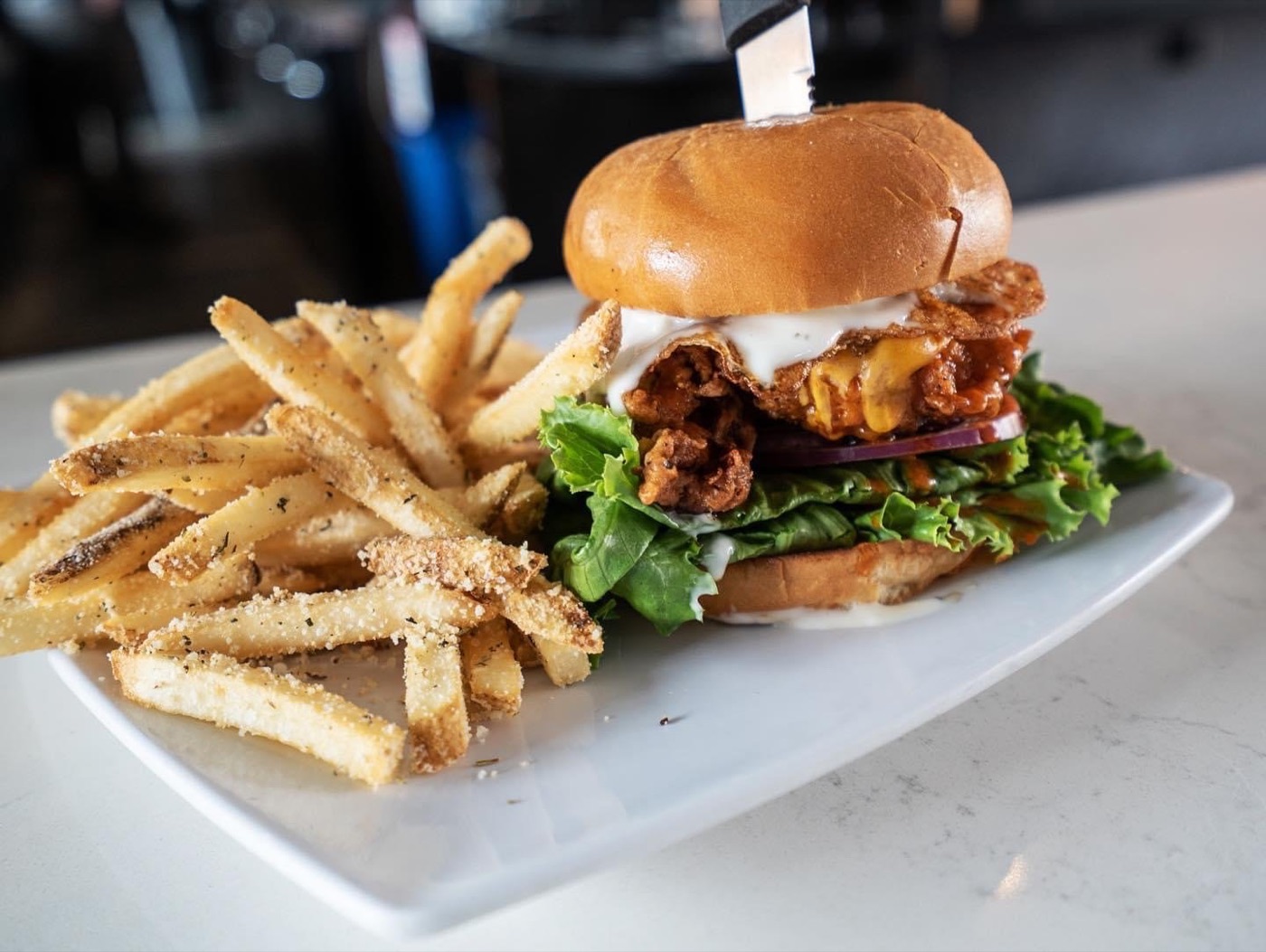 Which Came First chicken sandwich