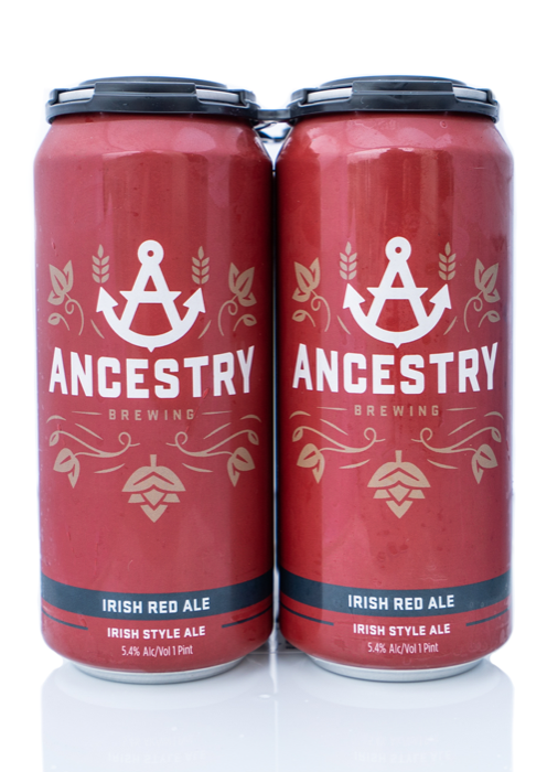 Irish Red Ale cans